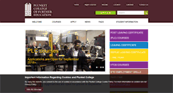 Desktop Screenshot of plunketcollege.ie
